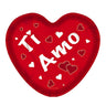Piatti di carta con scritta Ti Amo (10 pz) 20 x 20 cm Rosso