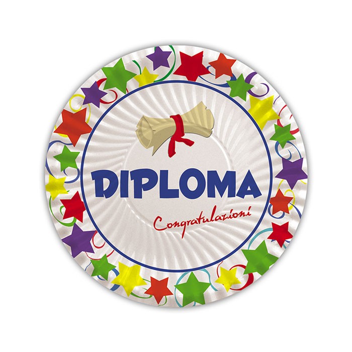 Piatti Ø 18 cm per Diploma (10 pz)