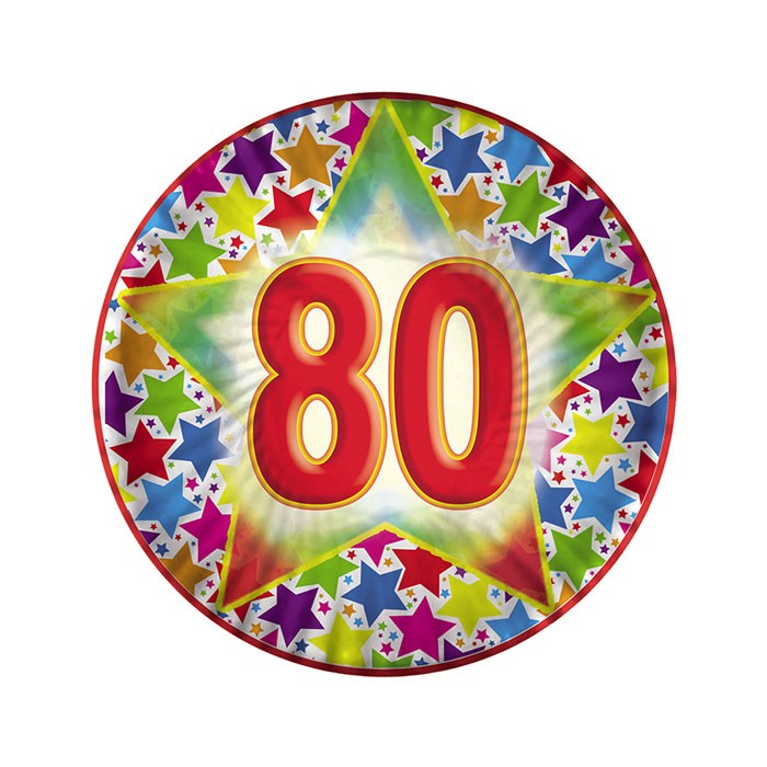 Piatti Ø 18 cm numero 80 (10 pz)