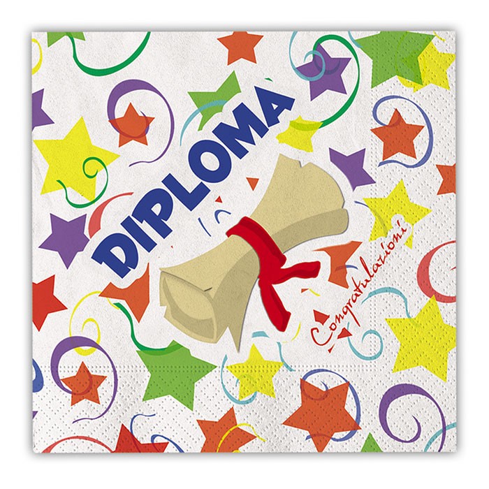 Tovaglioli 25x25 per Diploma (20 pz)