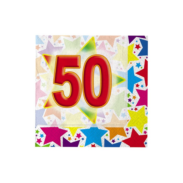 Tovaglioli 25x25 Numero 50 (20 pz)