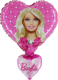 Palloncino Cuore Barbie Mylar 70 cm