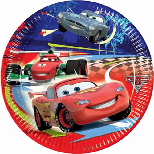 Piatti Cars da 20 cm (10 pz)