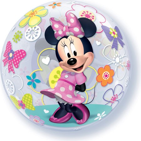 Palloncino Minnie Mouse BowTique Tondo