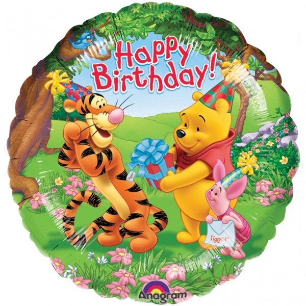 Palloncino Winnie The Pooh Happy Birthday