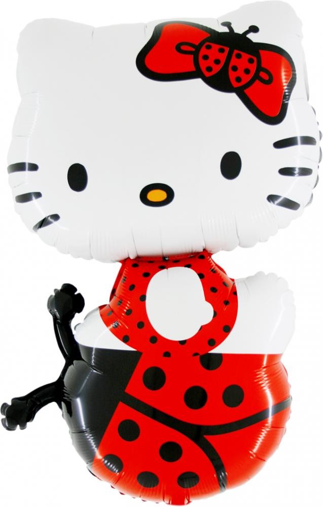Palloncino Hello Kitty Lady Bug
