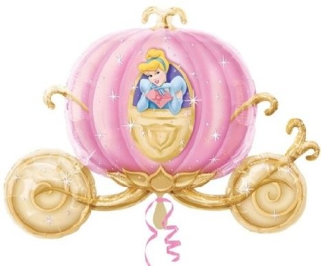 Palloncino Principessa Carrozza Cenerentola