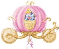 Palloncino Principessa Carrozza Cenerentola Mylar 84 x 58 cm