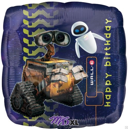 Palloncino Wall E Happy Birthday