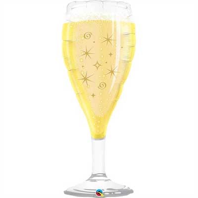Palloncino Bicchiere Champagne Gigante