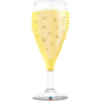 Palloncino Bicchiere Champagne Gigante Mylar 99 cm