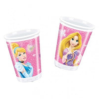 Bicchieri di Plastica Principesse Disney da 200 ml