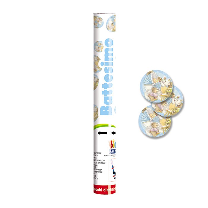 Spara Coriandoli Battesimo Celeste