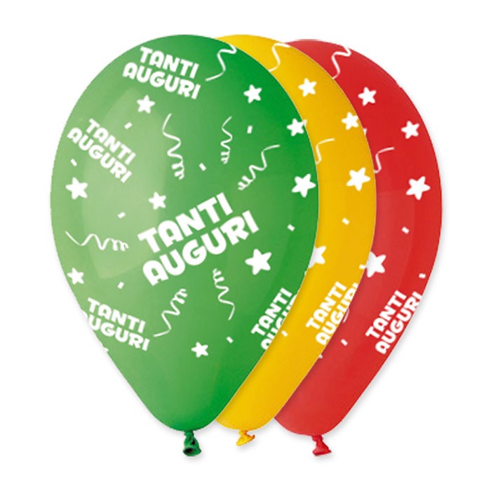 Palloncini Tanti Auguri Multicolor