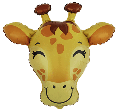 Palloncino Mylar Testa Giraffa