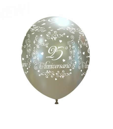Palloncini 25° Anniversario Argento