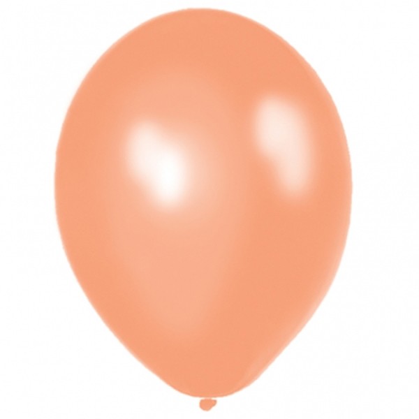 Palloncini in Lattice Salmone Metallizzato 30 cm da 50 pz