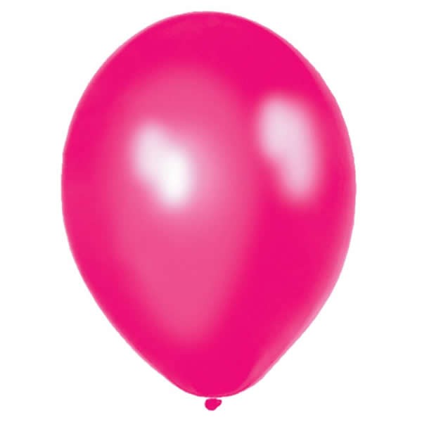 Palloncini in Lattice Fucsia Metallizzato 30 cm da 50 pz