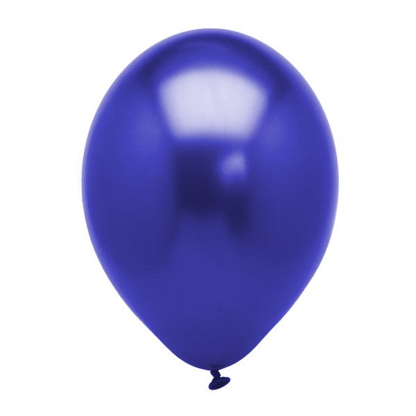 Palloncini in Lattice Blu Metallizzato 30 cm da 50 pz