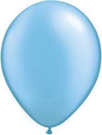Palloncini in Lattice Celeste Metallizzato 12" da 50 pz 30 cm