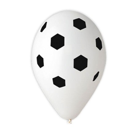 Palloncini in Lattice Calcio Bianco e Nero