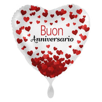Palloncino Cuore Buon Anniversario
