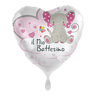 Palloncino Cuore Il Mio Battesimo Elefante Rosa